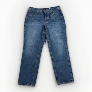J.Crew High-Rise Straight Jeans Womens 29 Blue Premium Edition BX528‎